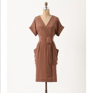 Maeve Anthropology Silk Kimono Dress